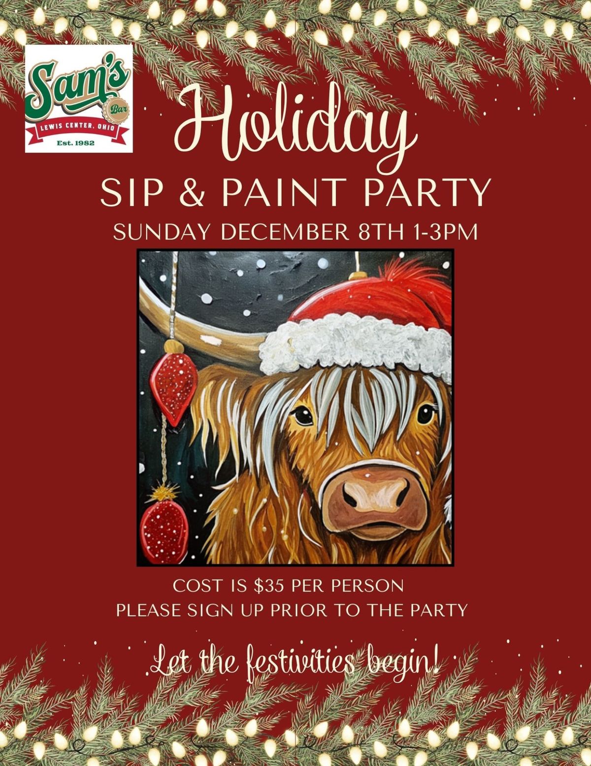 Holiday Sip & Paint