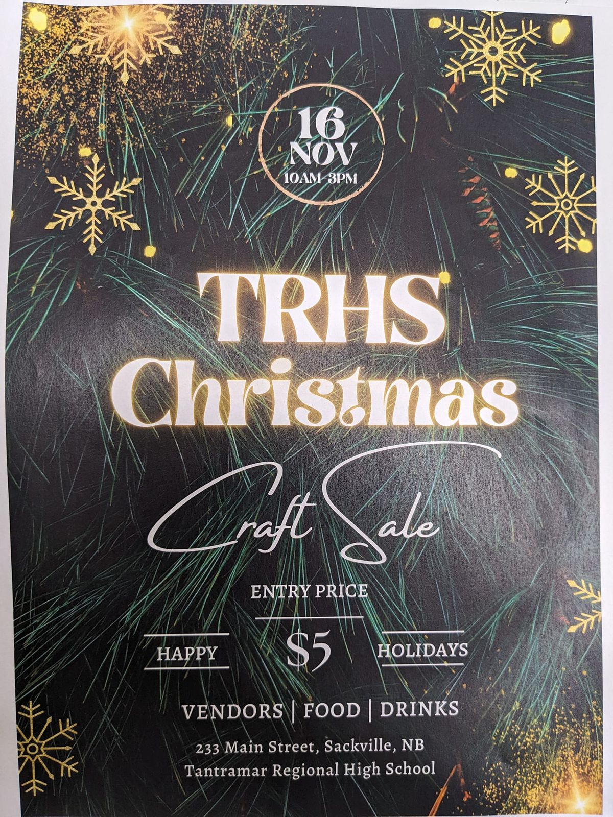 TRHS Christmas Craft Sale