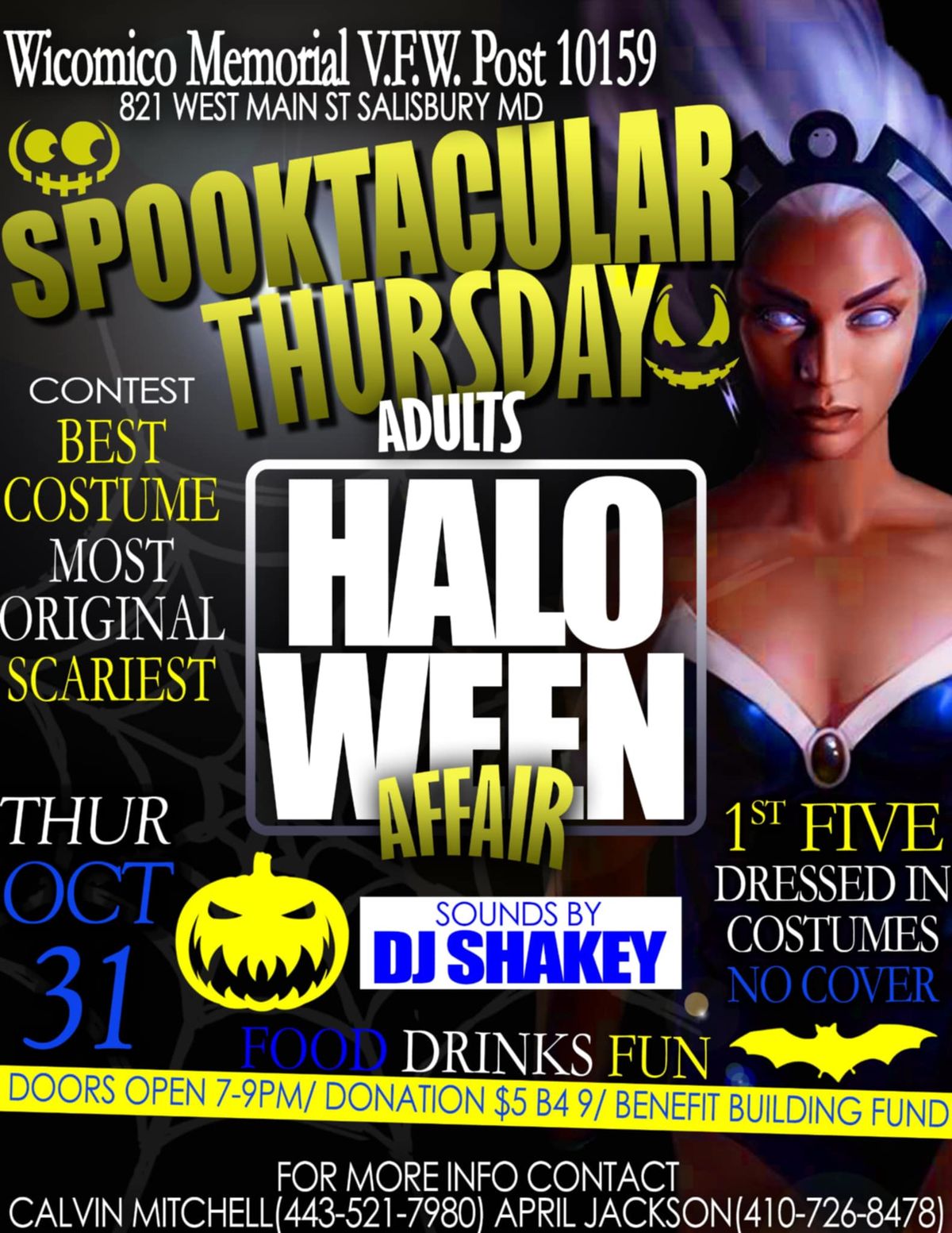 SPOOKTACULAR THURSDAY ADULT EVENT