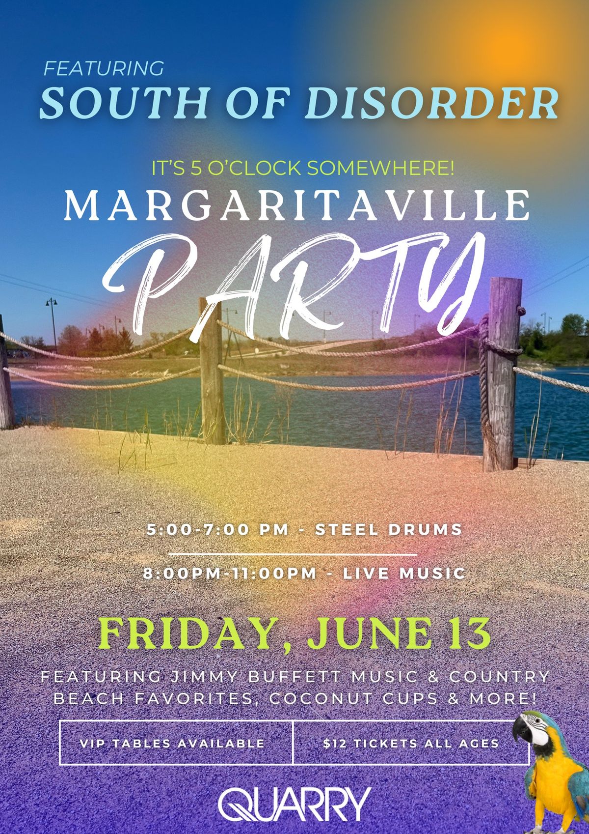 Margaritaville Party w\/LIVE BAND, South of Disorder