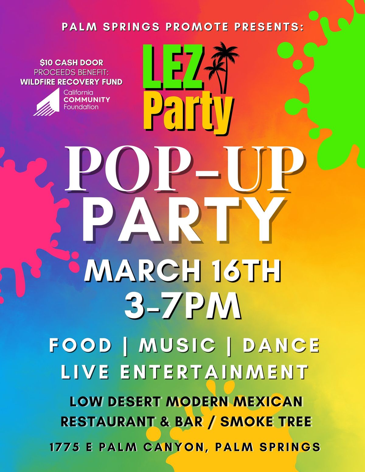 PS LEZ PARTY! POP-UP FUNDRAISER