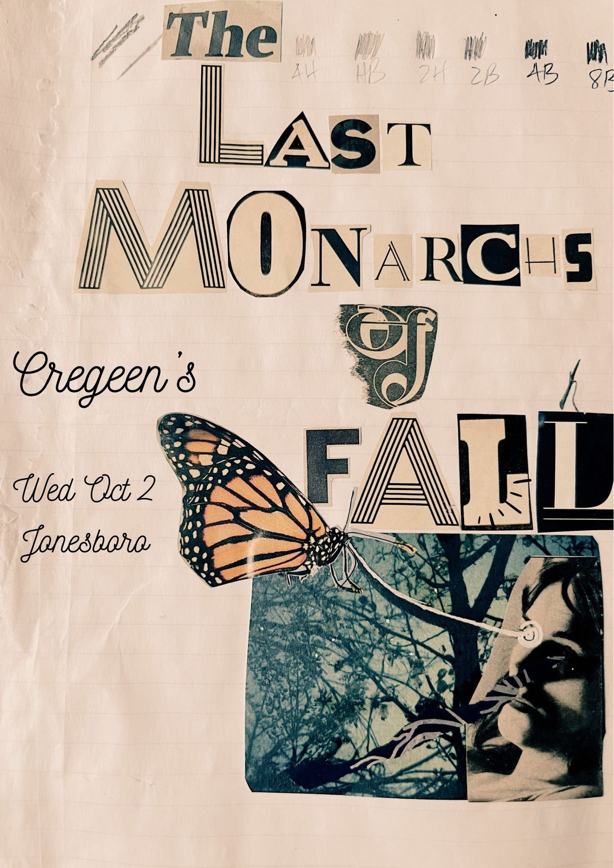 The Last Monarchs of Fall @ Cregeen\u2019s 