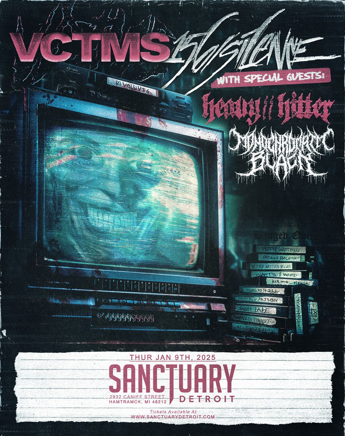 VCTMS, 156\/Silence, Heavy\/\/Hitter, Monochromatic Black at The Sanctuary 1\/9\/25