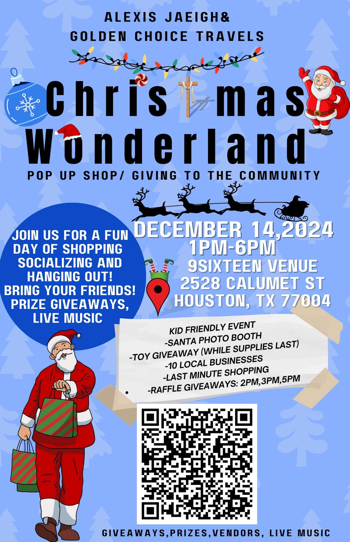 Christmas Wonderland Pop-Up Shop\/Give Back to the Community