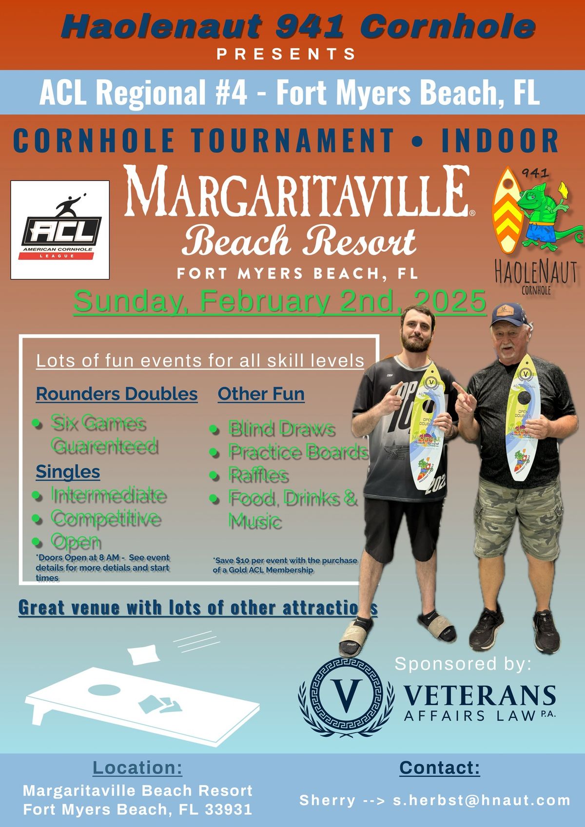 Fort Myers Beach - $400 Added!! - ACL Regional #4 - Rounders Doubles