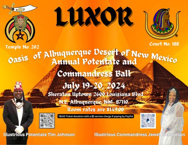 Luxor Joint Potentate & Commandress Ball