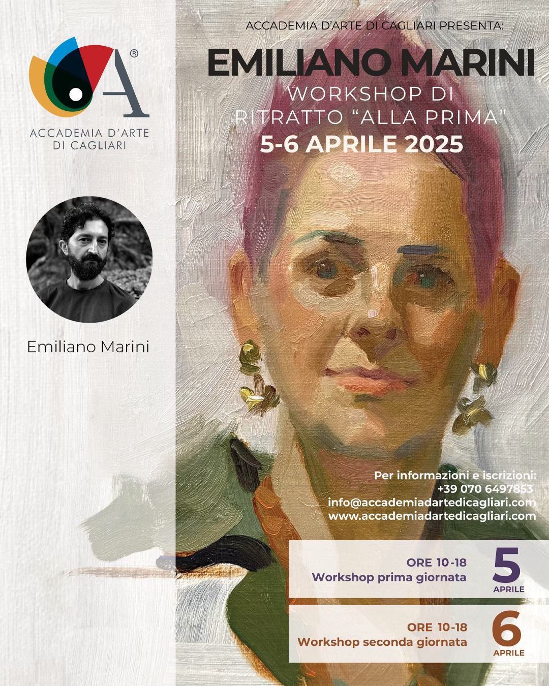 Workshop di Ritratto alla prima con Emiliano Marini