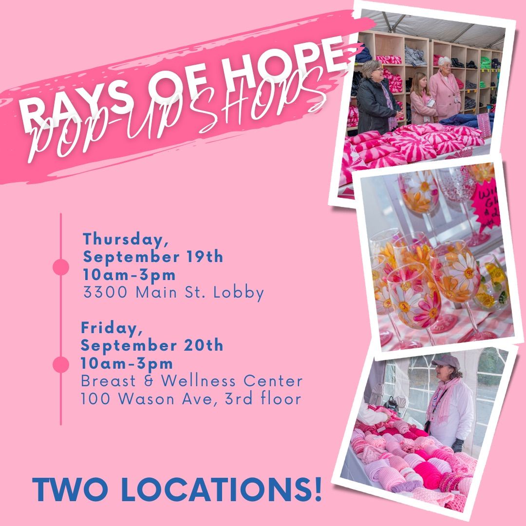 Rays of Hope Pop-Up Shops