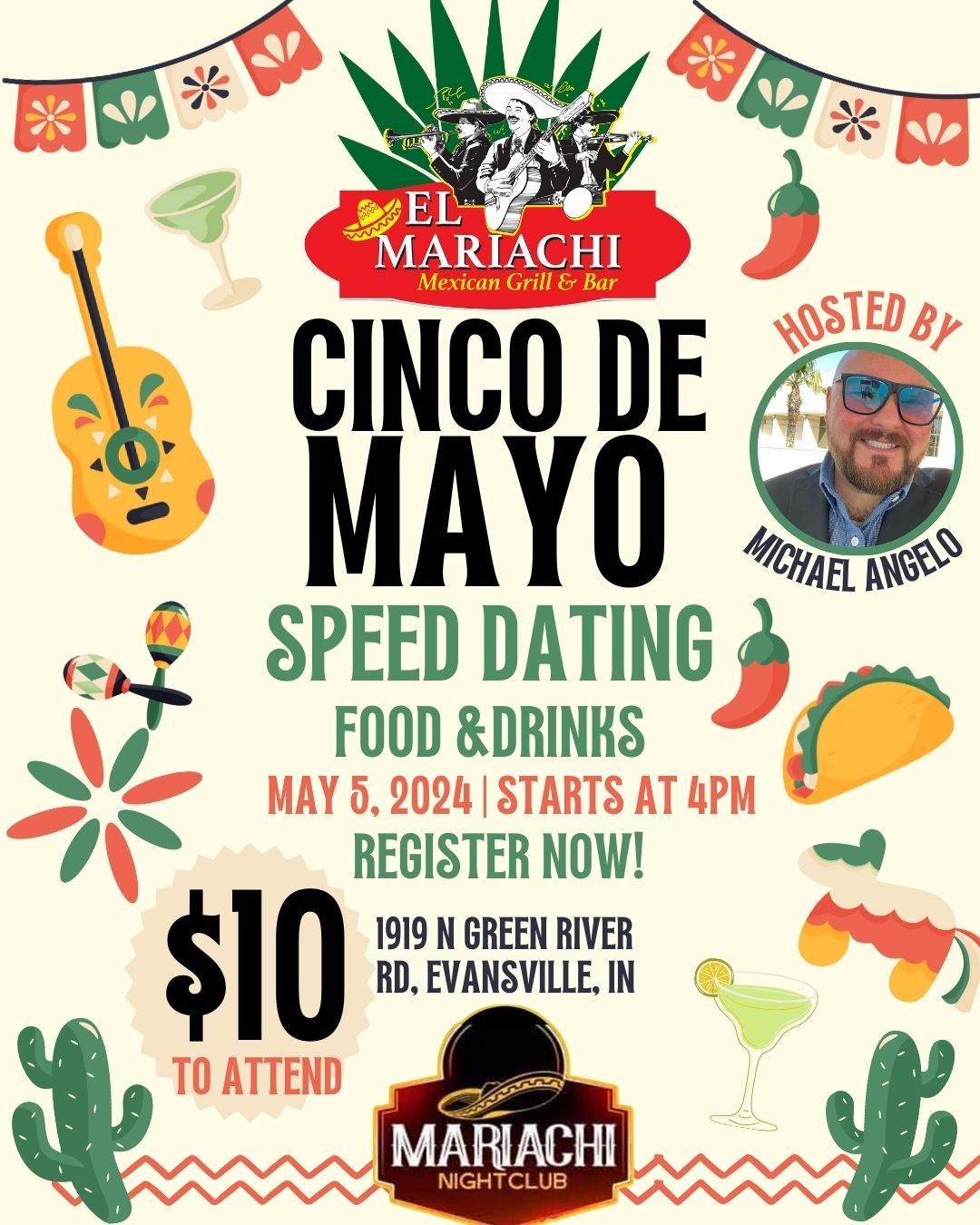 Better Than Tinder Speed Dating: Cinco De Mayo Edition 
