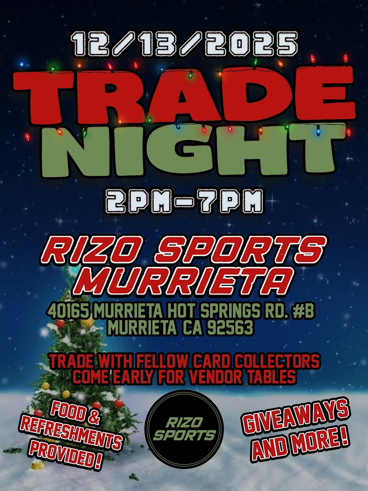 Sports Cards & TCG Trade Night!