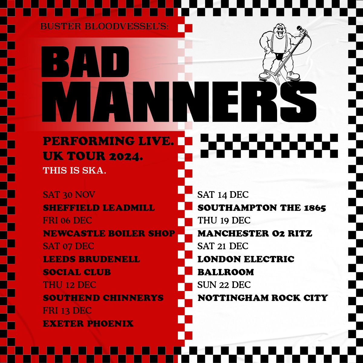 Bad Manners Nottingham Tickets