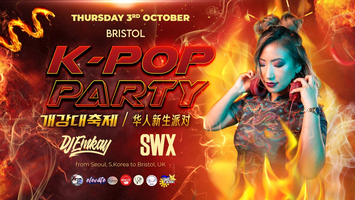 Bristol K-Pop Party - Fire Tour with DJ EMKAY | Thursday 3rd October