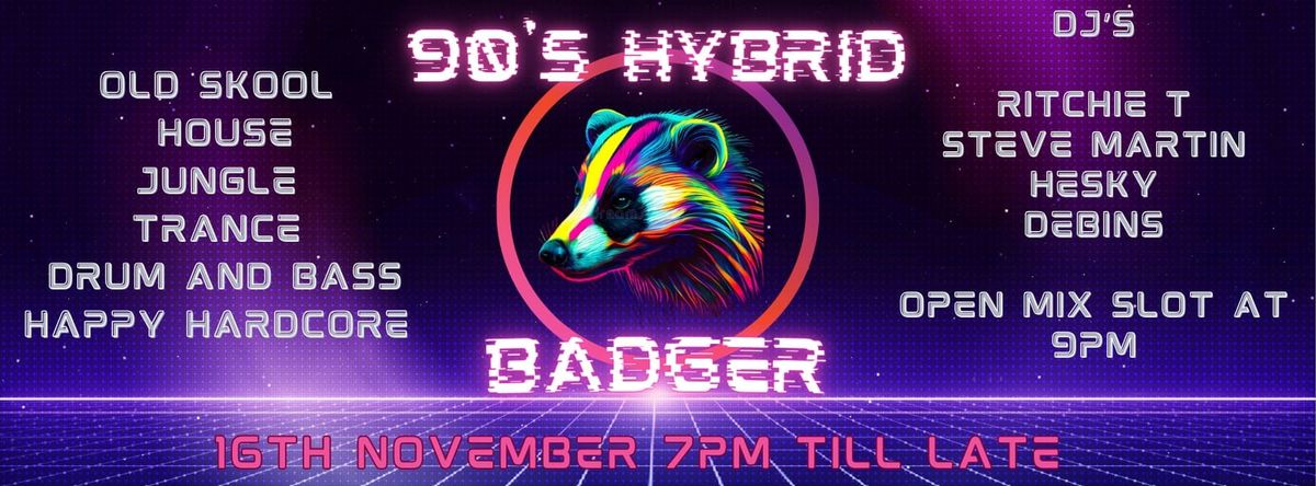 Back to the 90's Hybrid Badger