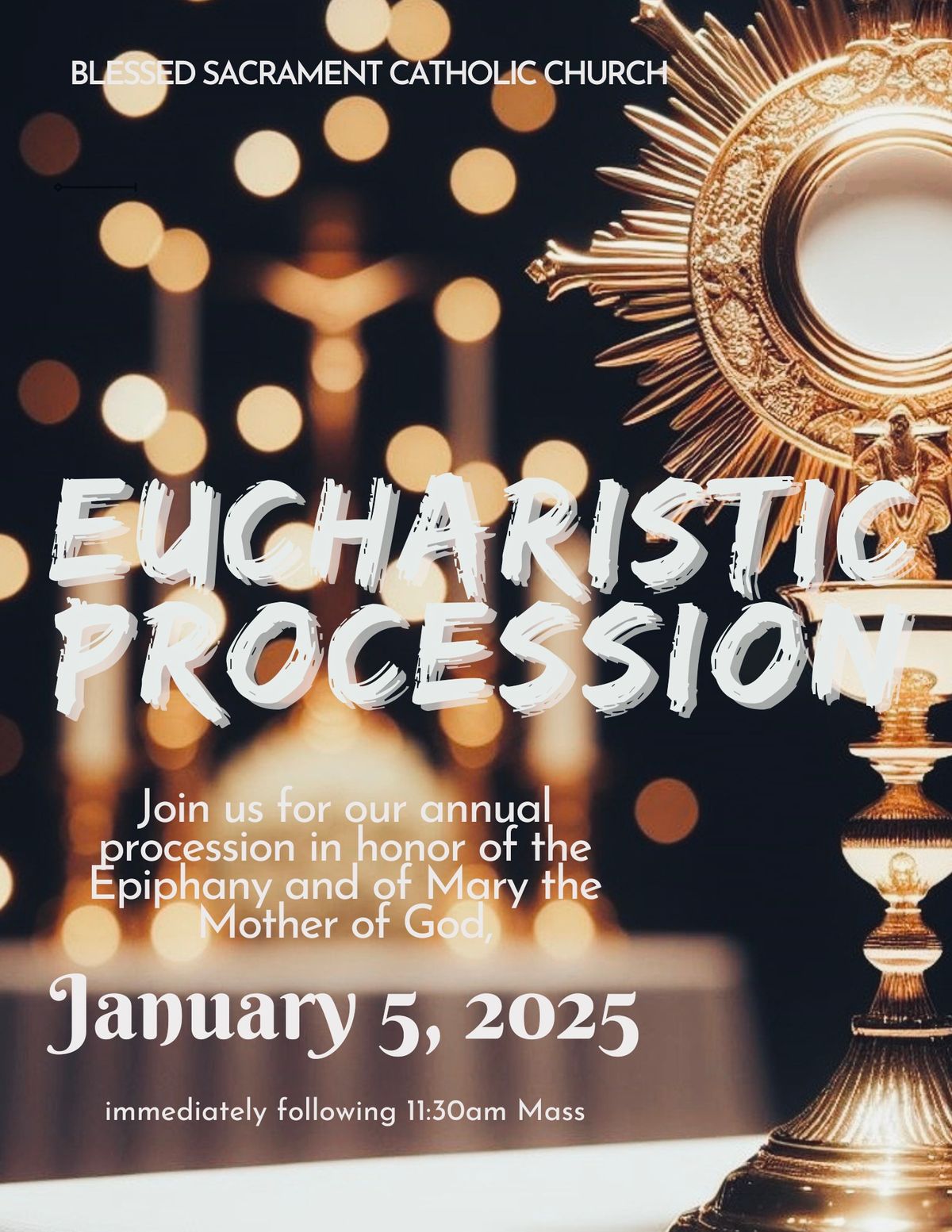 Epiphany Day Eucharistic Procession & Parish Picnic