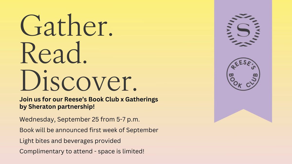 Reese's Book Club x Gatherings by Sheraton