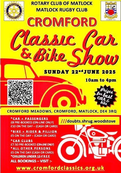 Cromford Car and Bike Show 2025