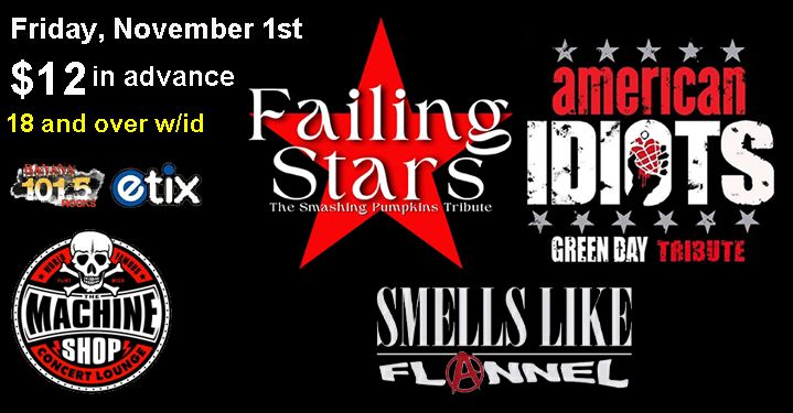 SMASHING PUMPKINS & GREEN DAY tributes at The Machine Shop