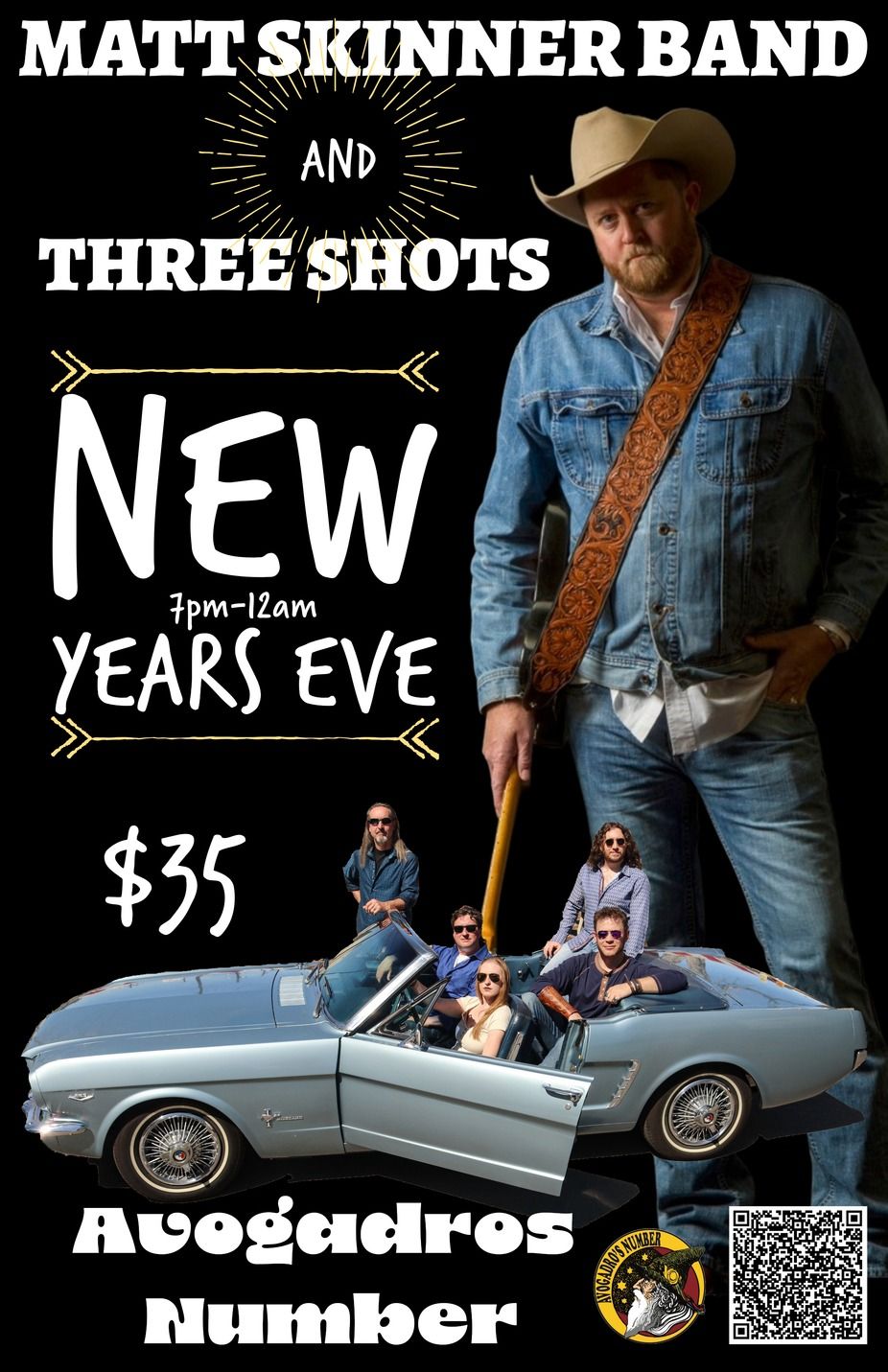 NYE: ThreeShots and the Matt Skinner Band