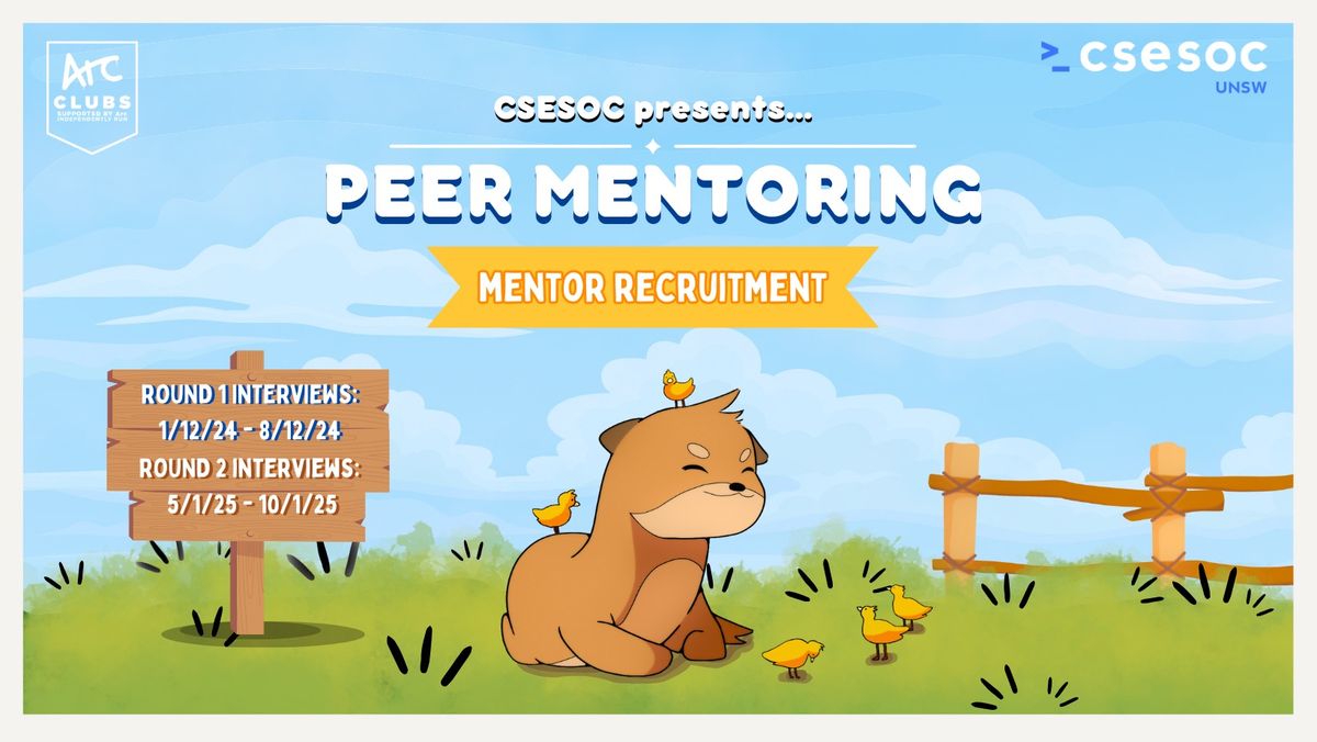 2025 Peer Mentoring Recruitment