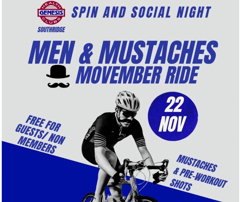 Spin and Social: Men and Mustaches Movember