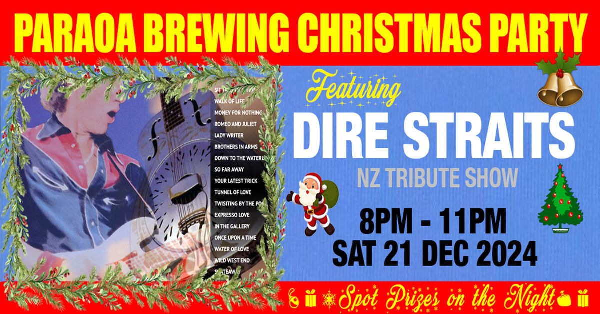 Paraoa Brewing Christmas Party Featuring Dire Straits Tribute