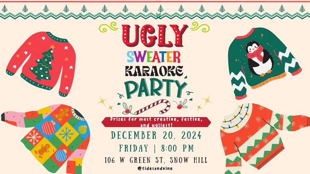 Ugly Sweater Karaoke Party