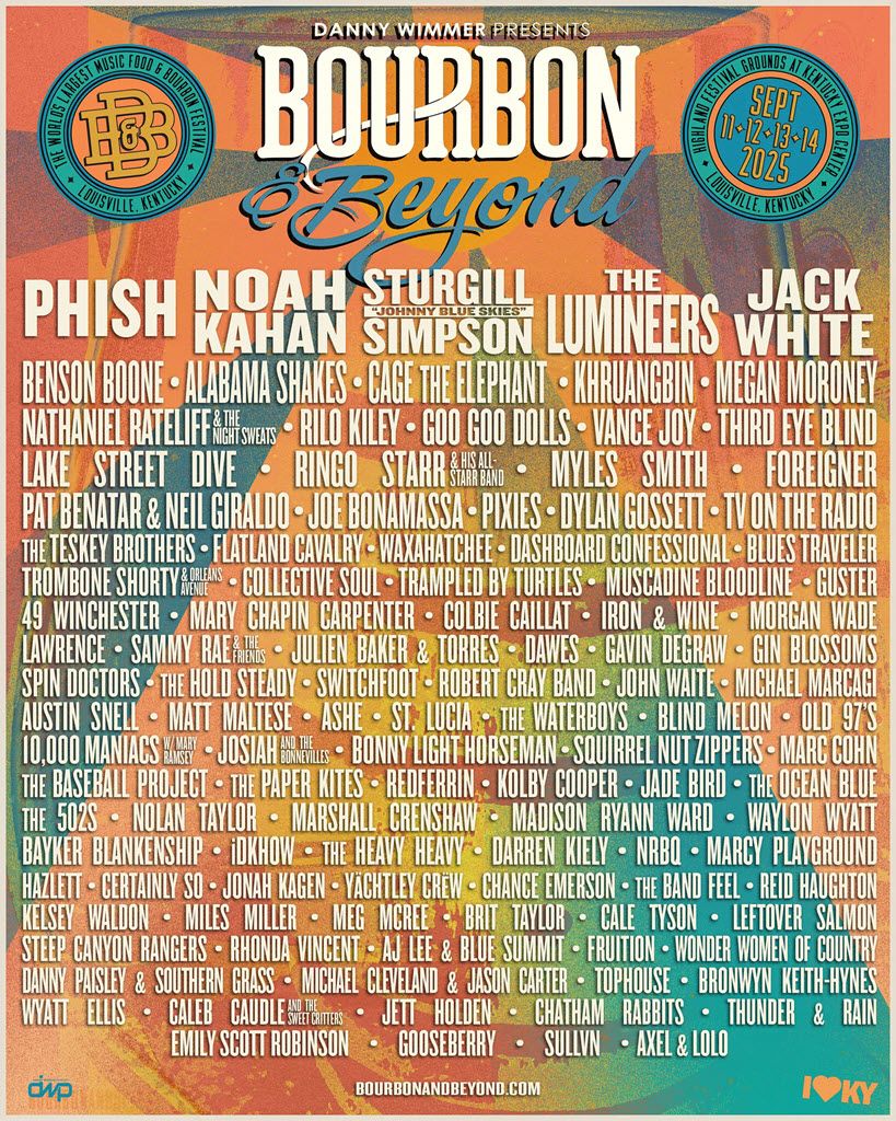 Bourbon & Beyond Festival: Noah Kahan  Goo Goo Dolls  Megan Moroney & Nathaniel Rateliff and The Night Sweats - Sunday