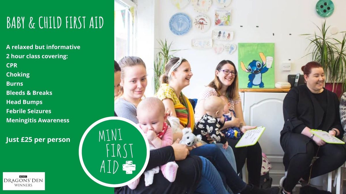 Baby & Child First Aid Class - Grimsby