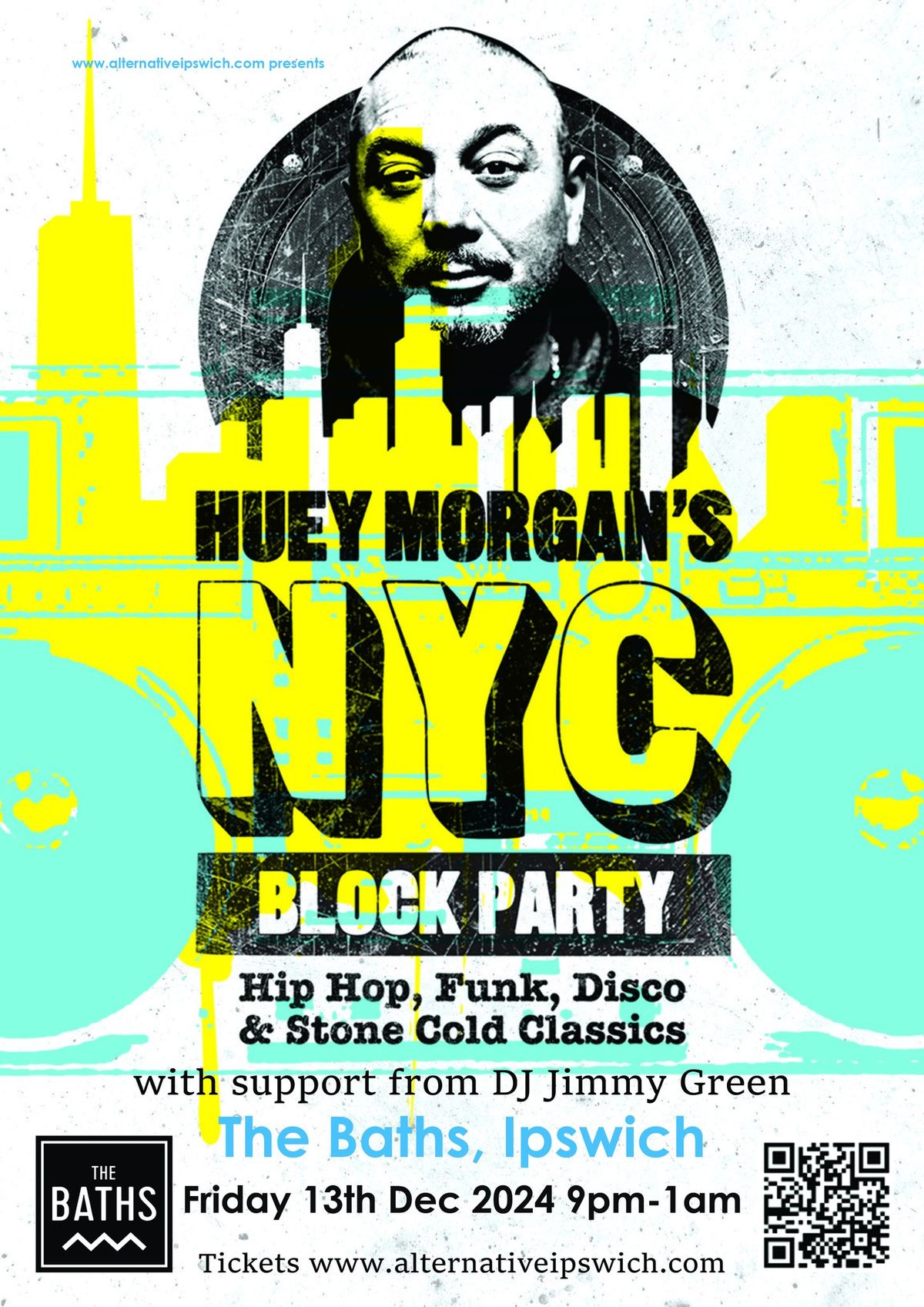 Huey Morgan's NYC Block Party at The Baths, Ipswich