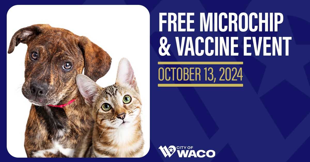 Free Microchip & Vaccine Event