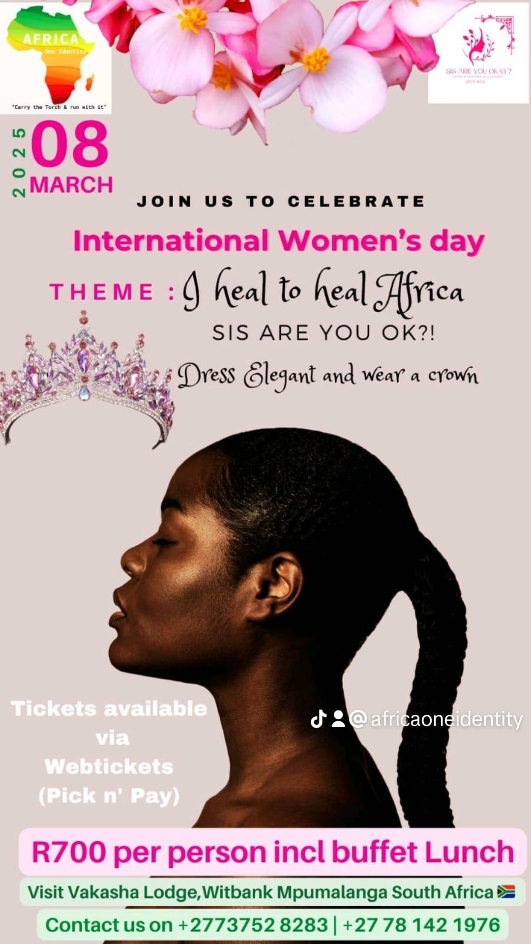 International Women\u2019s day (Sis Are You Okay? I heal to heal Africa)