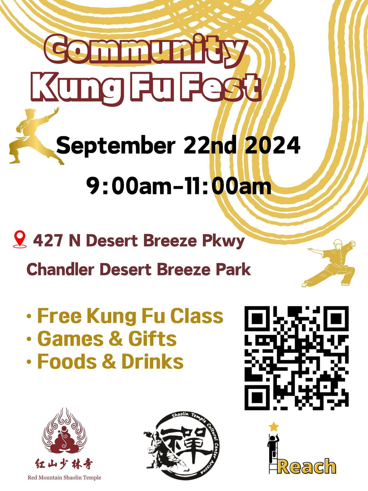 Community Event with Kung Fu and Tai Chi