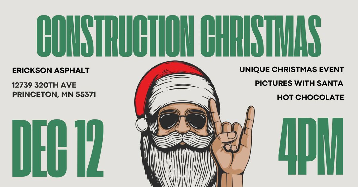 Construction Christmas - Pictures with Santa \ud83c\udf32