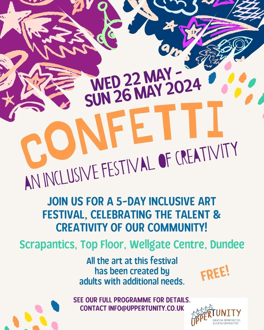 Confetti: an inclusive festival of creativity