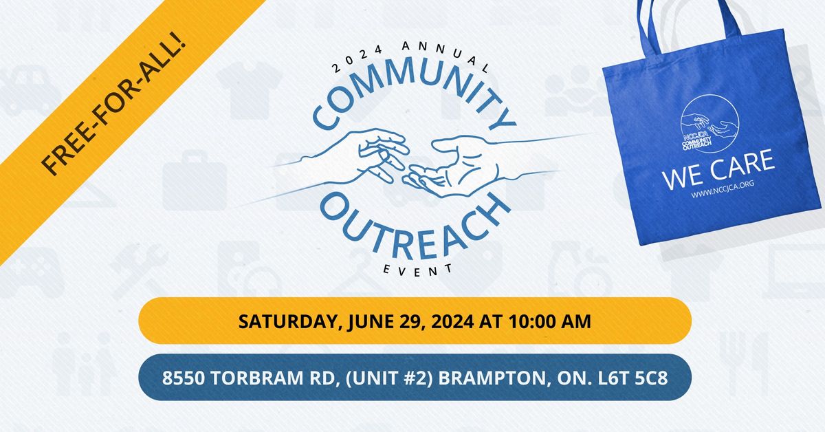 FREE 2024 Annual Community Outreach Event
