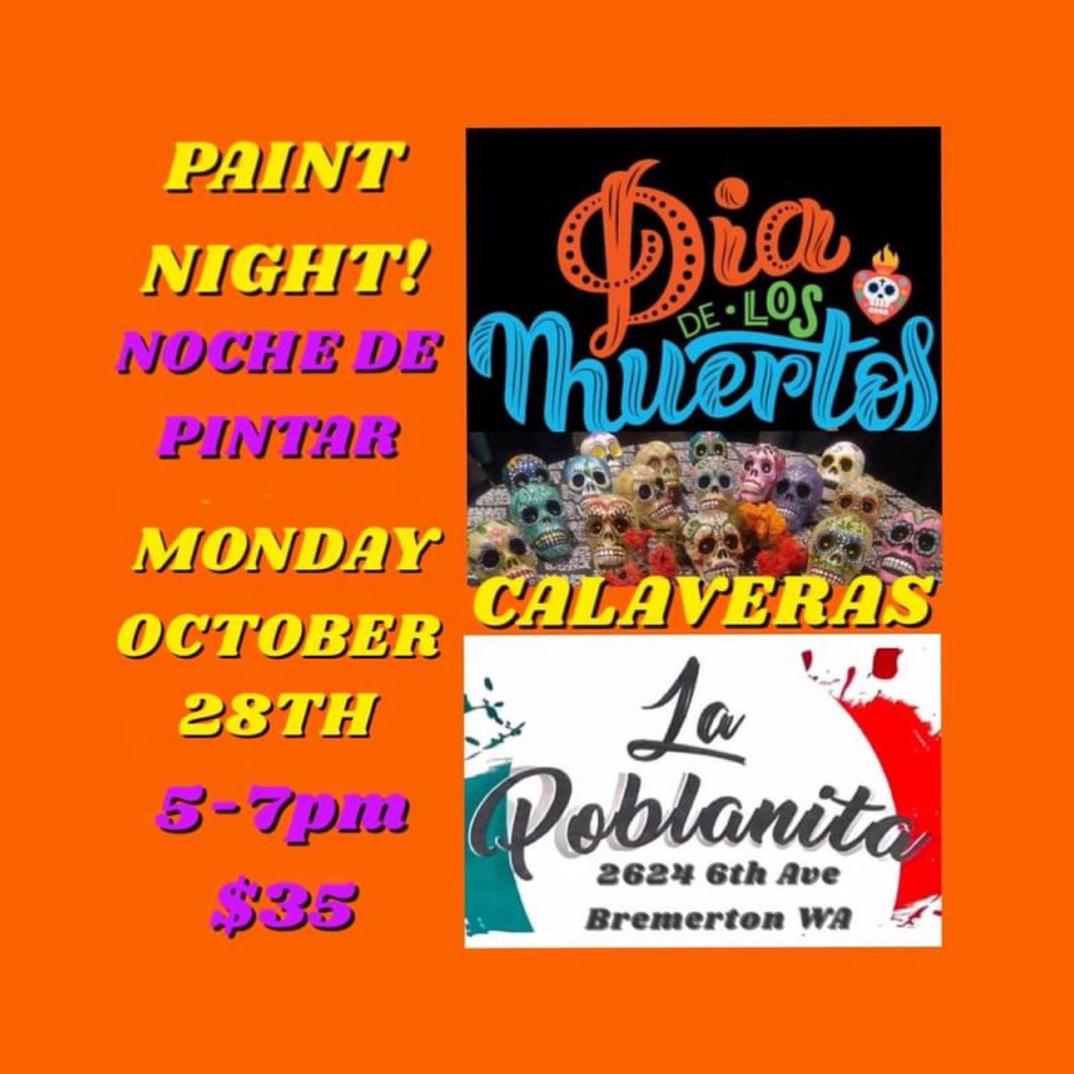 Calaveras Paint Night