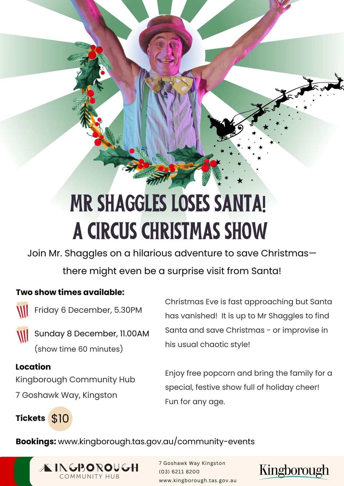 Mr Shaggles loses Santa - a Christmas show!