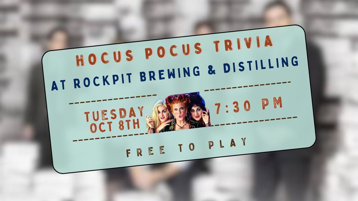 Hocus Pocus Trivia