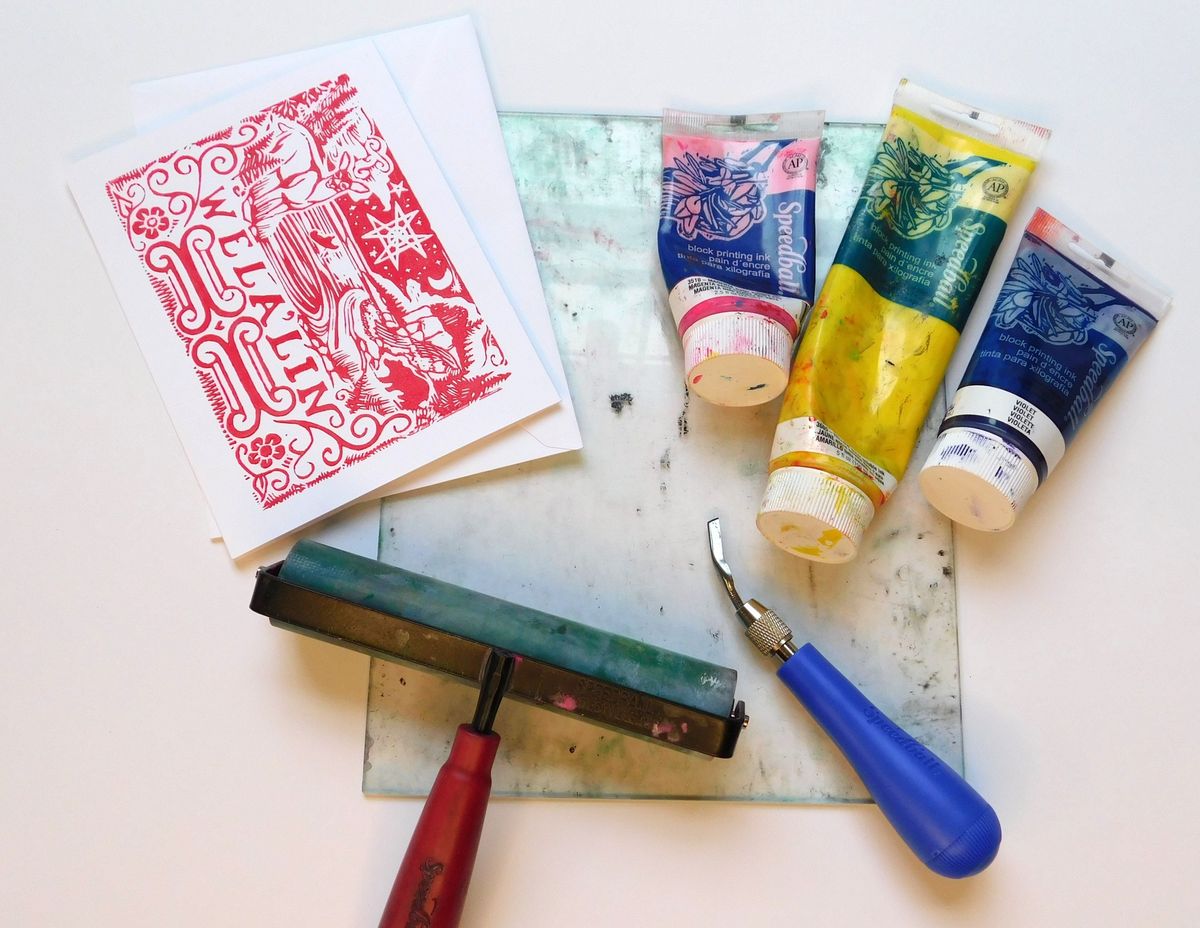 Linocut Cards with Tayla Paul