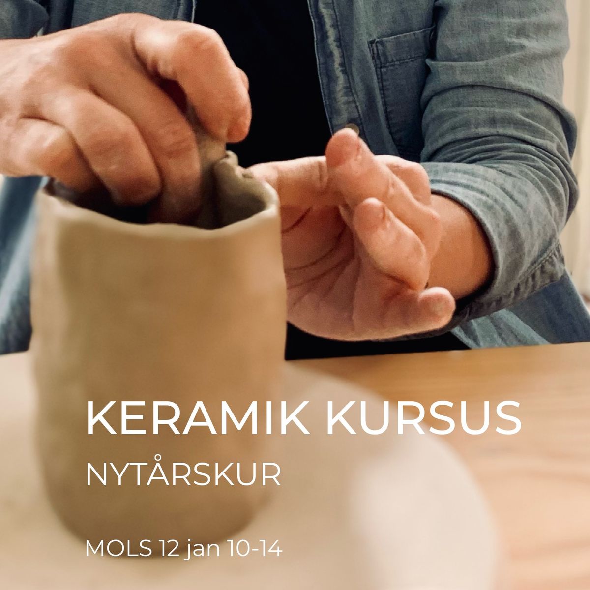 Keramikkursus - nyt\u00e5rskur