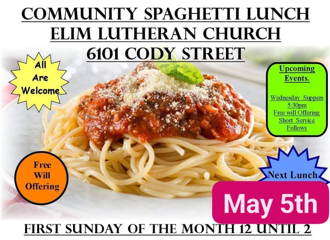 Community Spaghetti Lunch