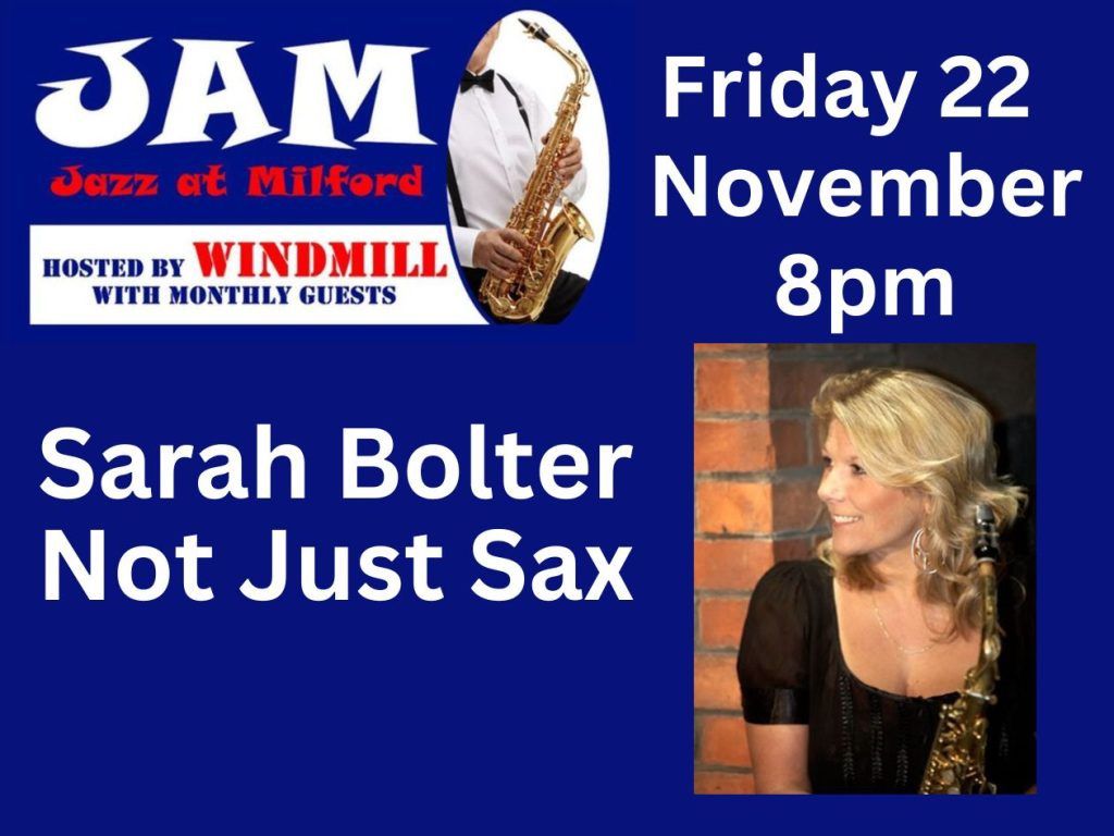 JAM- Jazz at Milford: Sarah Bolter and Not Just Sax