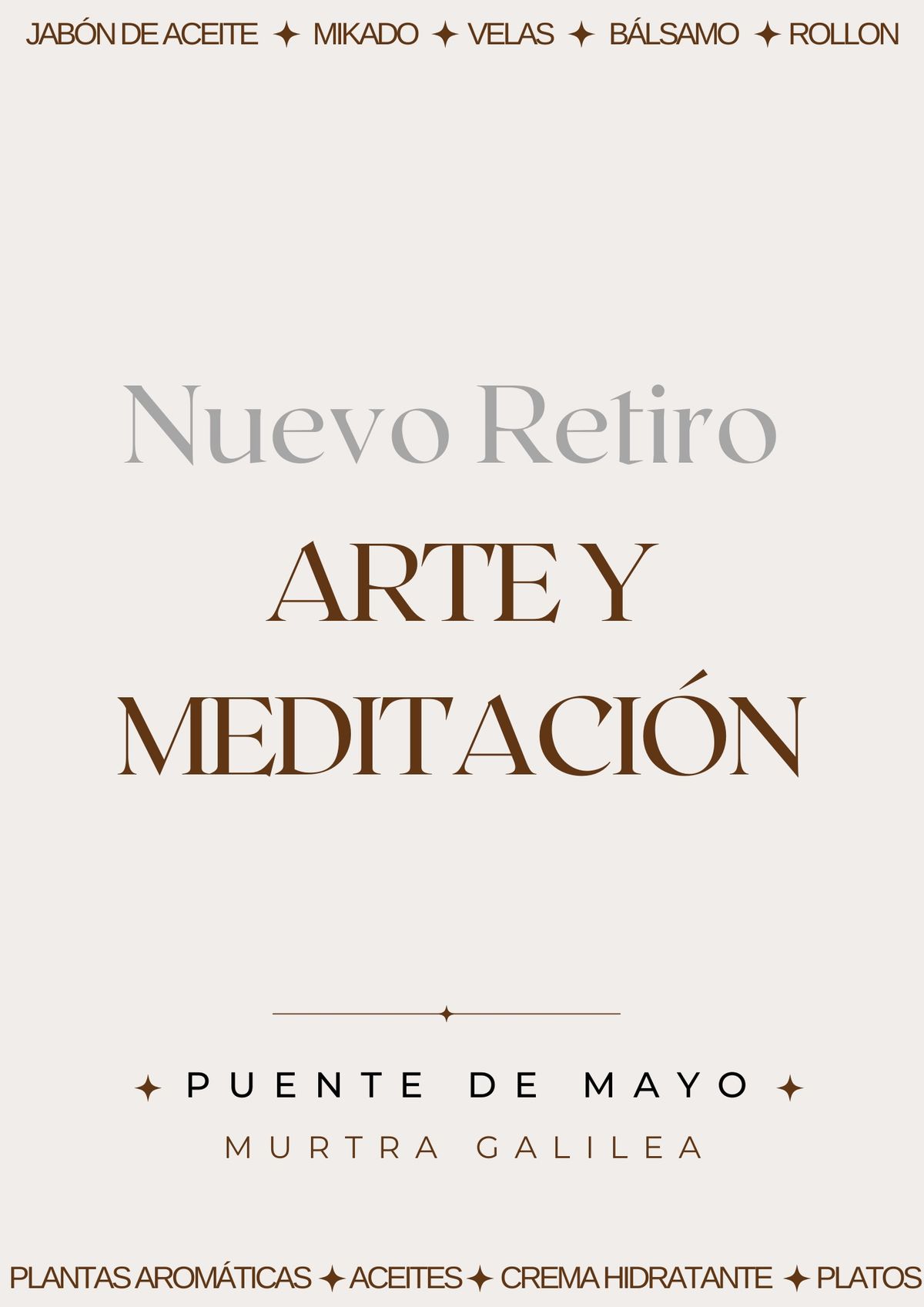 Retiro Arte y Meditaci\u00f3n puente de mayo 