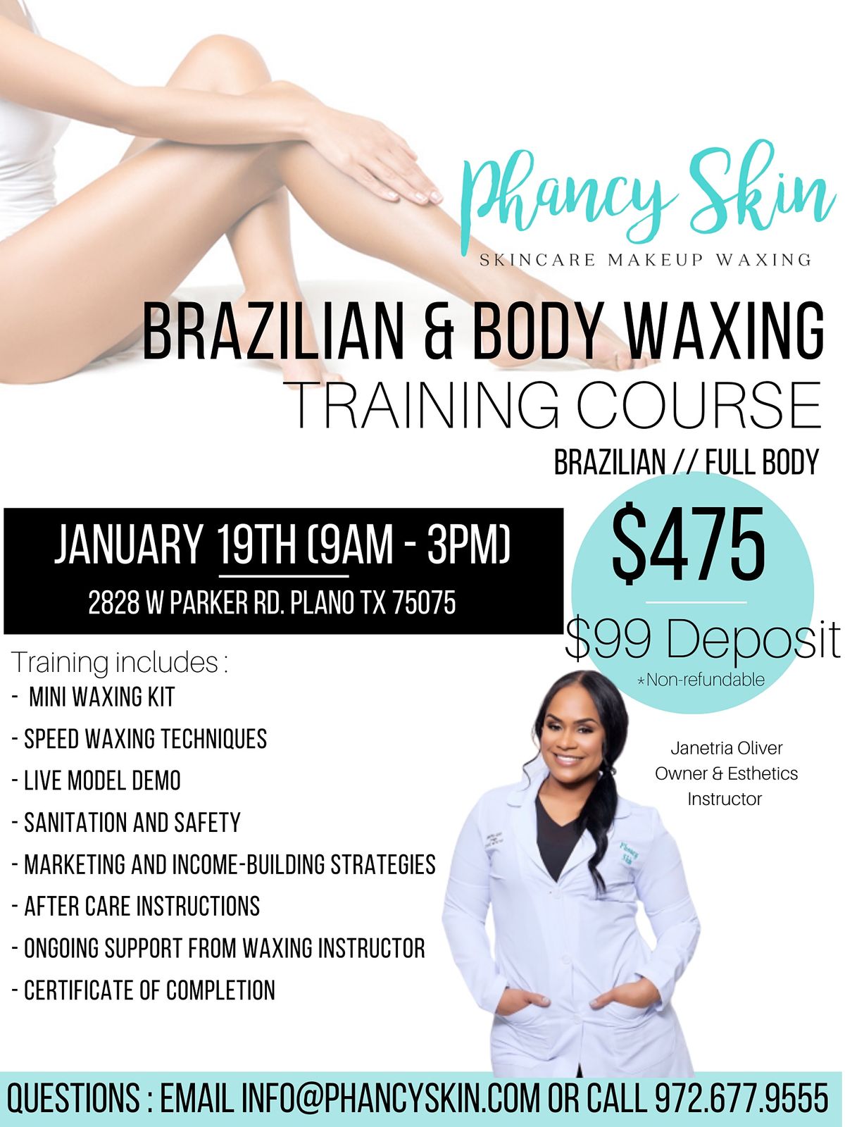 Brazilian and Body Wax Training Course!, Phancy Skin, Plano, 21