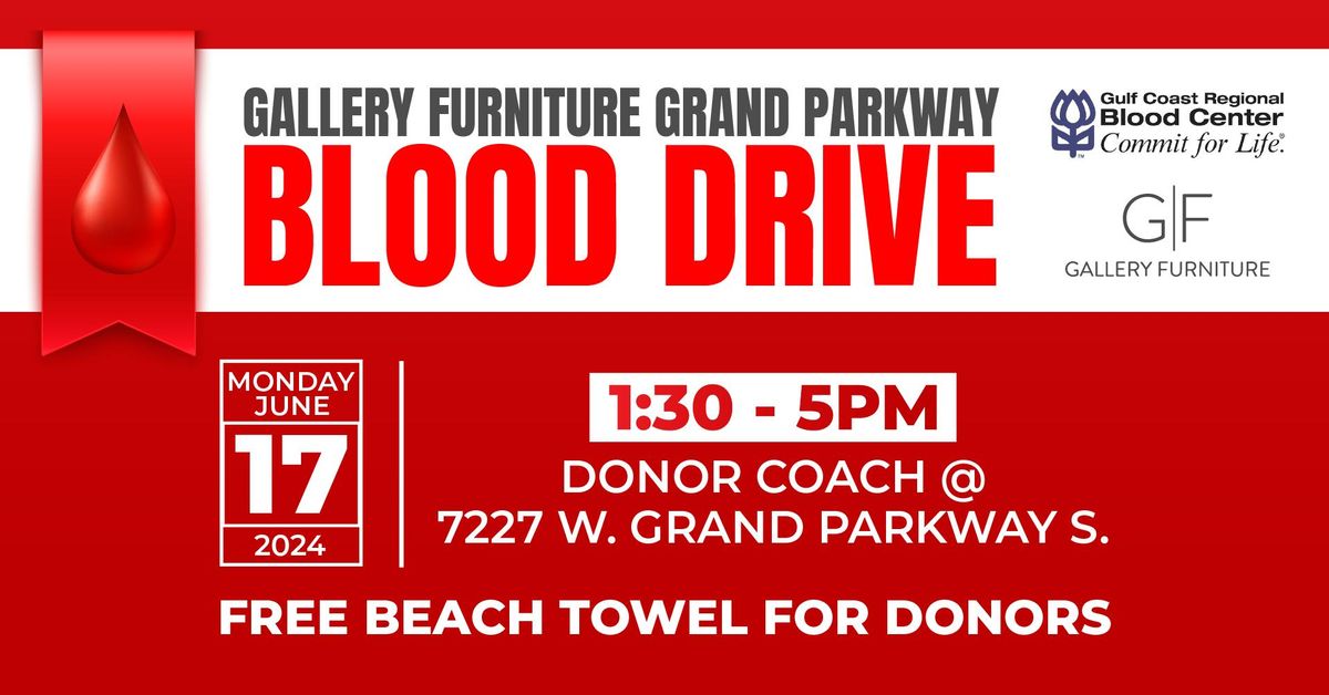 Blood Drive at Gallery Furniture