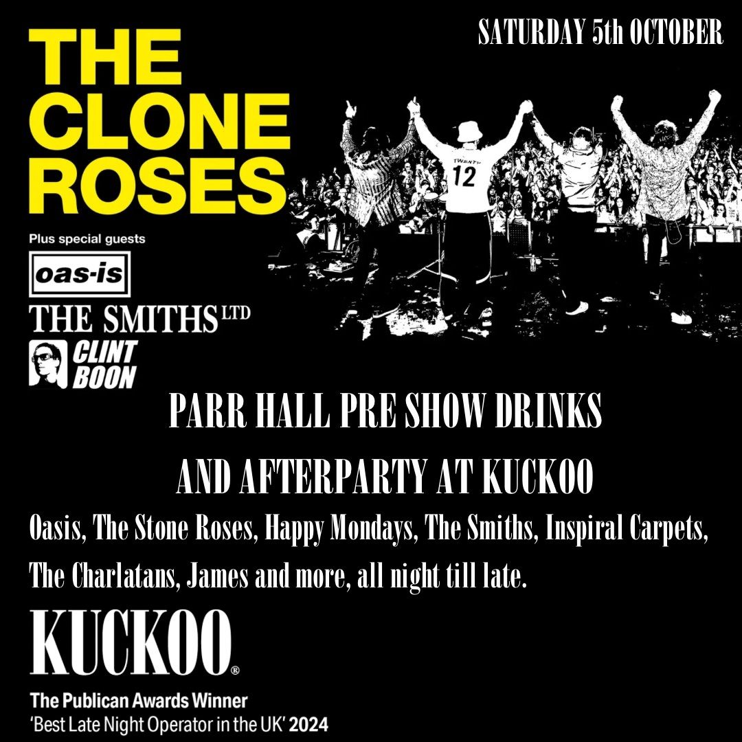 Clone Roses Pre Drinks & Afterparty 