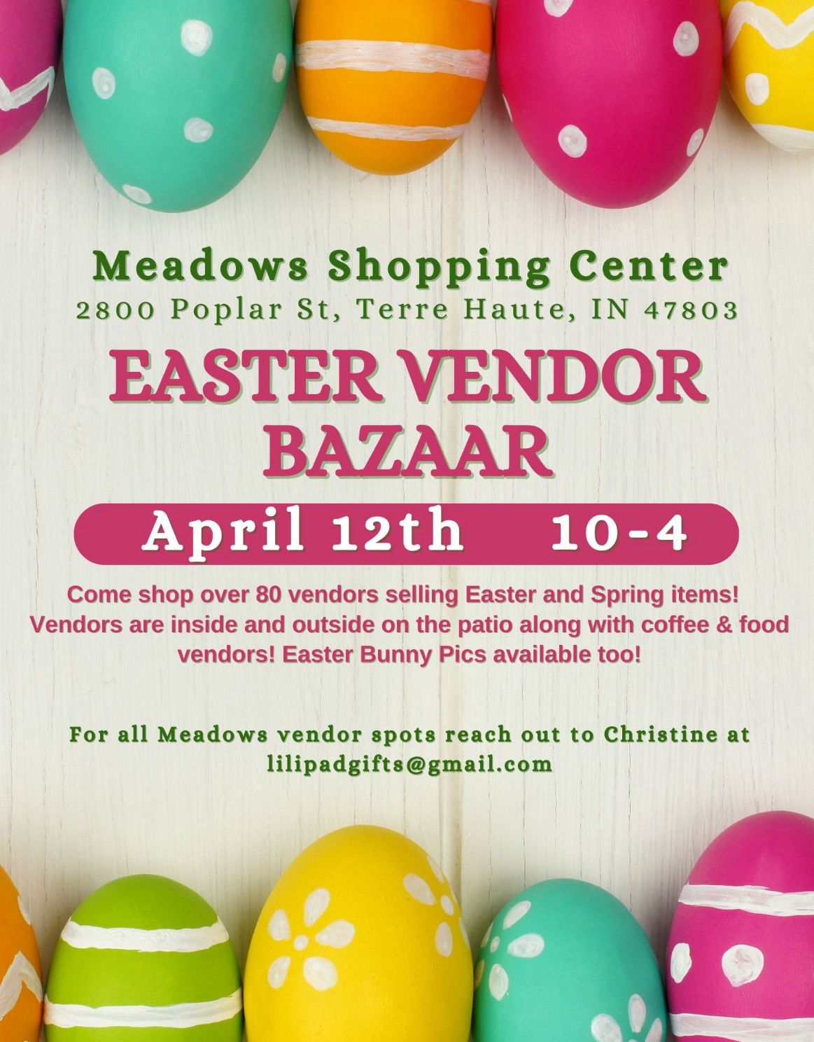 Easter Vendor Bazaar