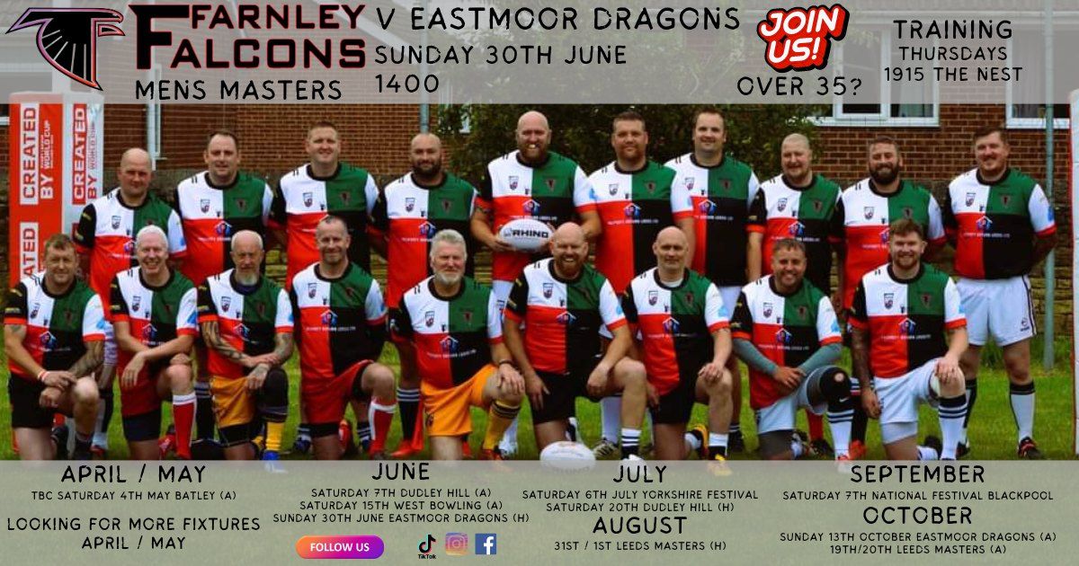 Farnley Falcons Masters v Eastmoor Dragon Masters