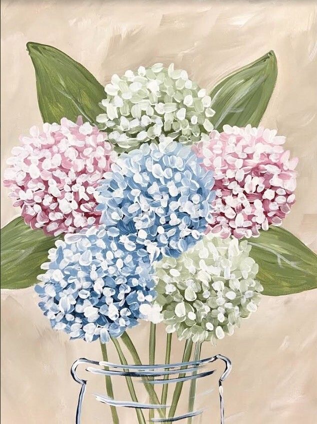  "Hydrangea Bouquet" In-Studio Paint Party!!
