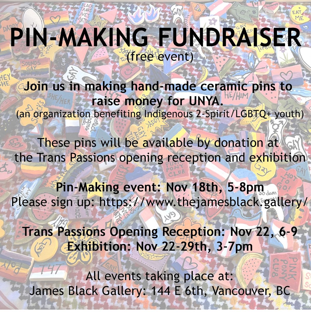 Pin-Making Fundraiser!